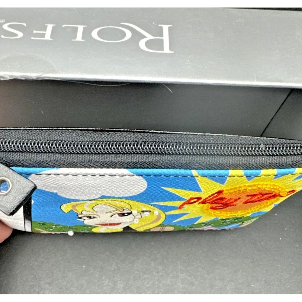 Y2K Rolfs Keychain Wallet Zippered Bag‎ Coin Purse Fun Girl Drive Convertible